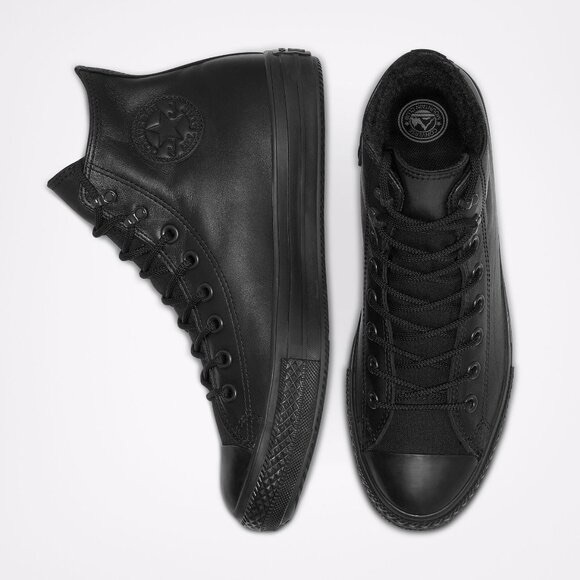 CONVERSE WINTER GORE-TEX CHUCK TAYLOR ALL STAR Triple Black 165935C - Mens 10.5 - Picture 2 of 14
